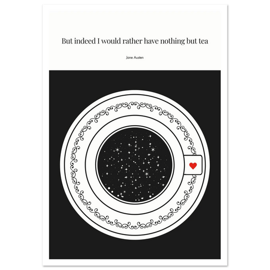 Jane Austen Quote Poster Art print-INK & FRAME STUDIO