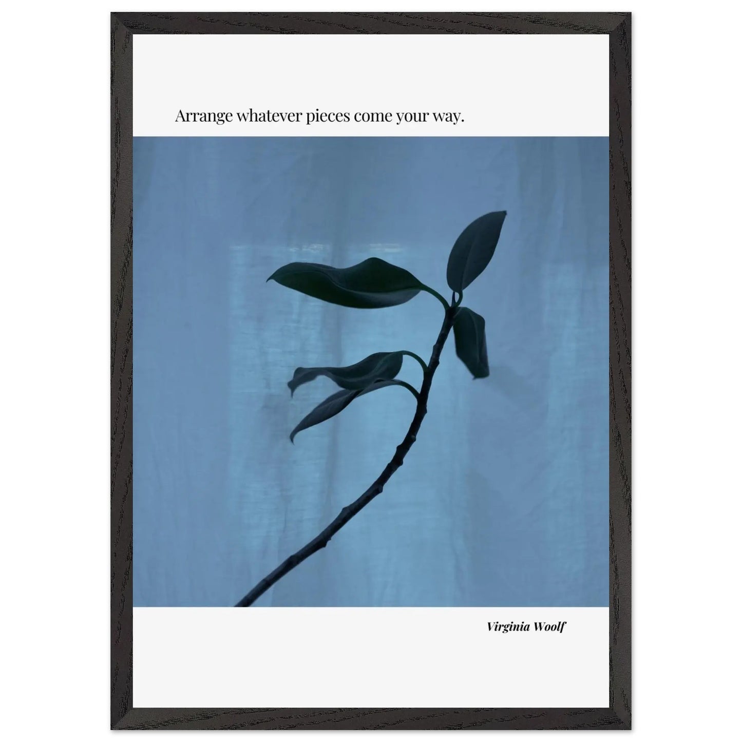 Virginia Woolf Quote Poster – Minimalist Literary Wall Art-INK & FRAME STUDIO