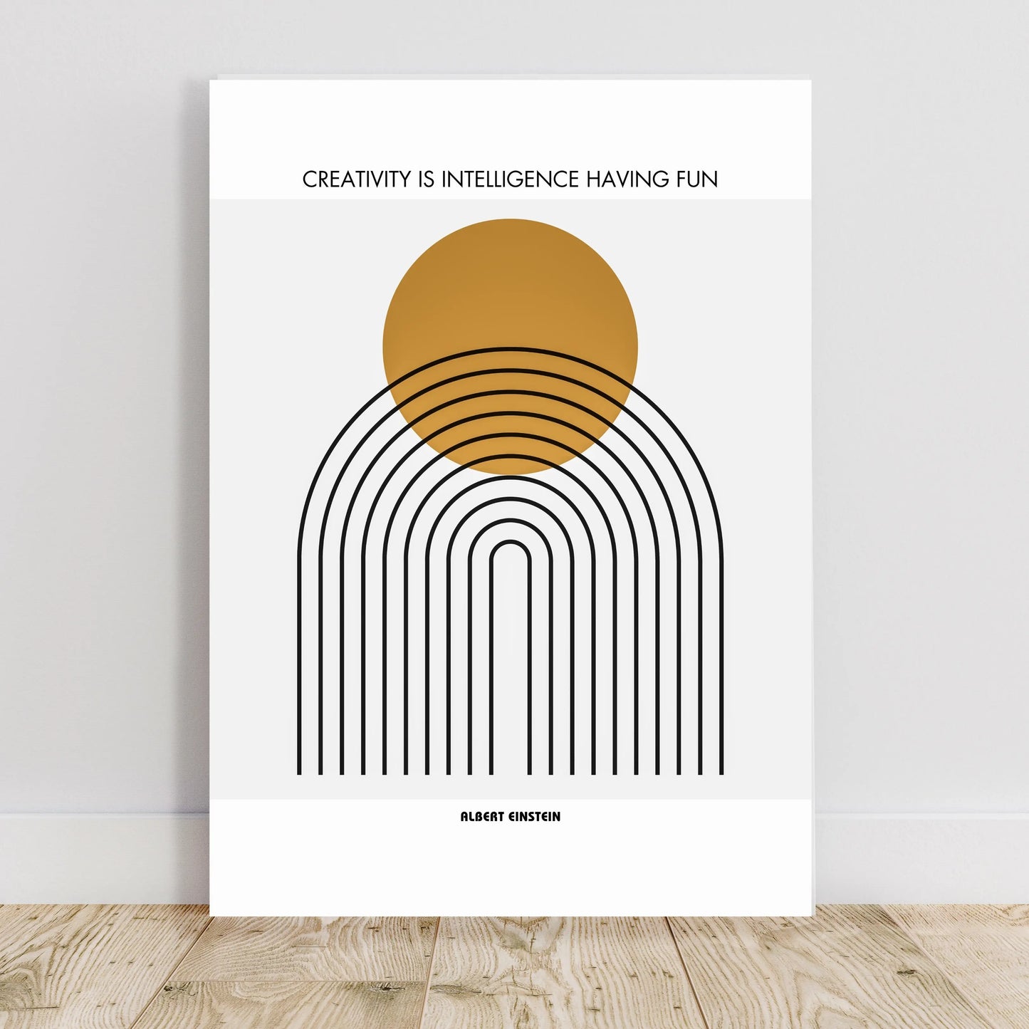 Albert Einstein Poster Print Material INK & FRAME STUDIO