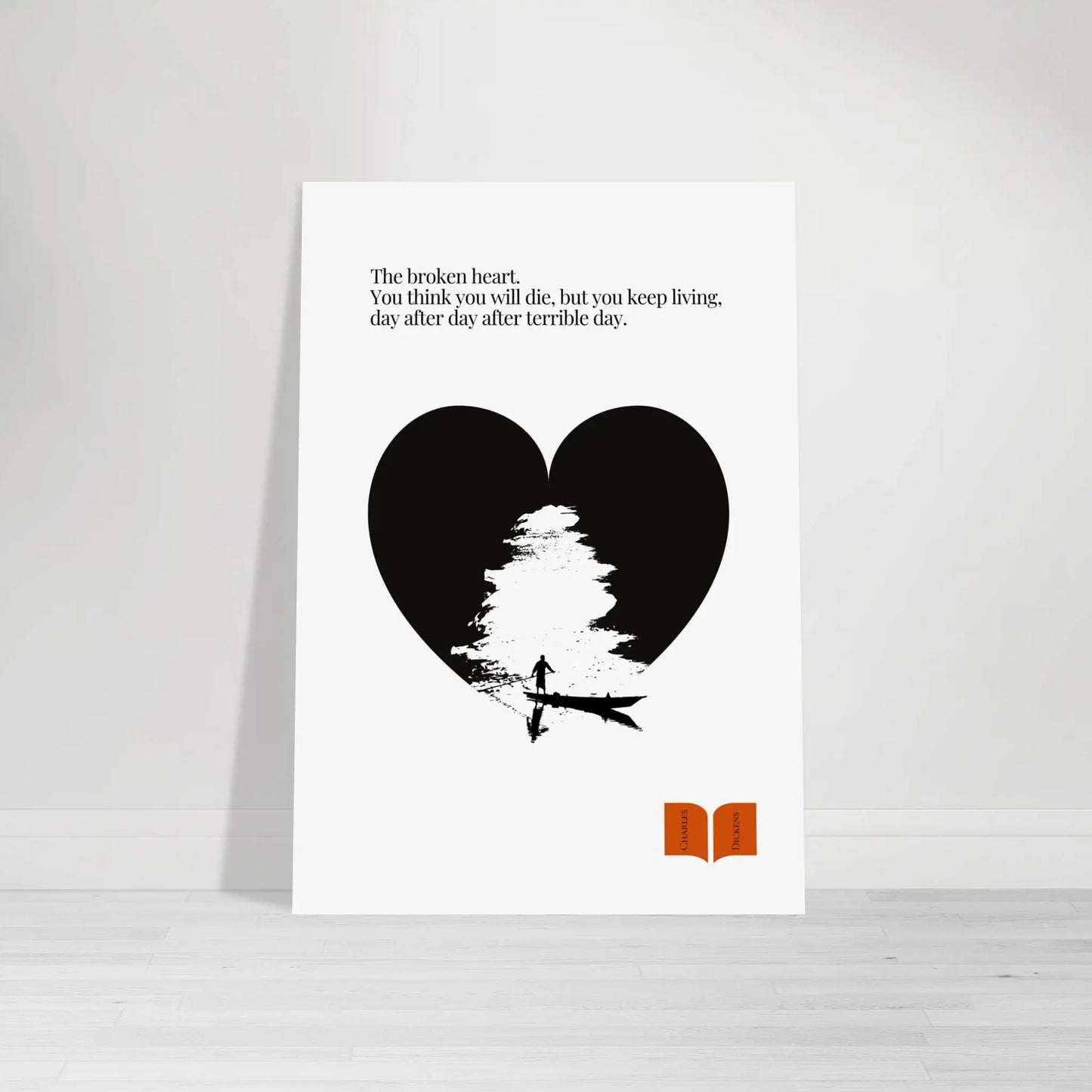 Charles Dickens Quote Print| Minimalist Poster-INK & FRAME STUDIO