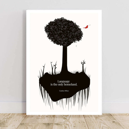 Czesław Miłosz quote | Modern Wall Art - INK & FRAME STUDIO