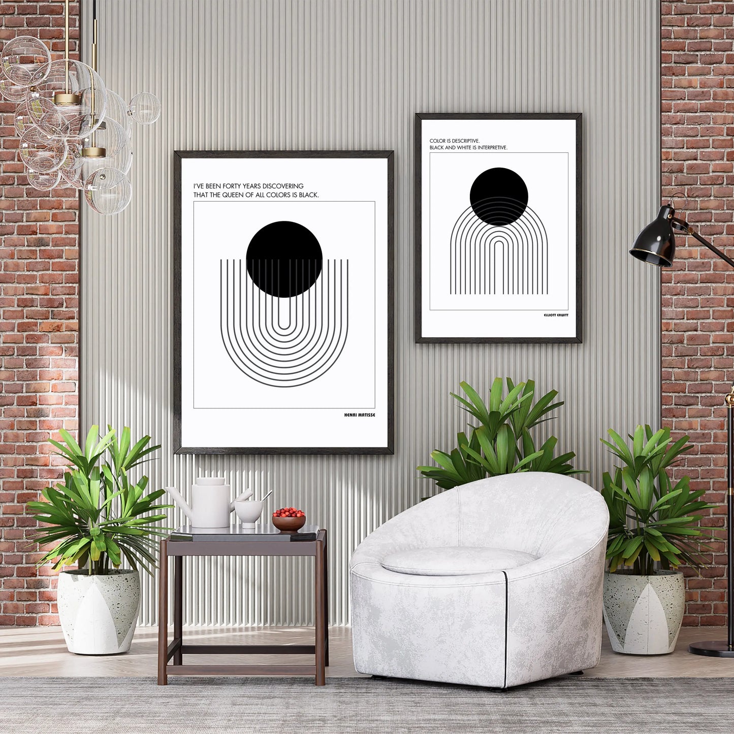 Elliott Erwitt Quote Poster Print Material INK & FRAME STUDIO