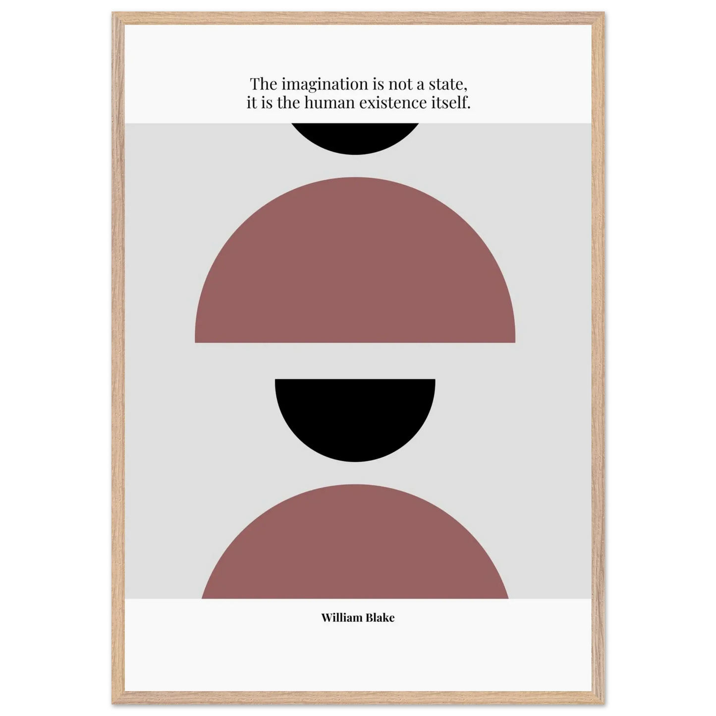 William Blake Quote Poster – “The Imagination Is Not a State” | Minimalist Literary Wall Art - INK & FRAME STUDIO