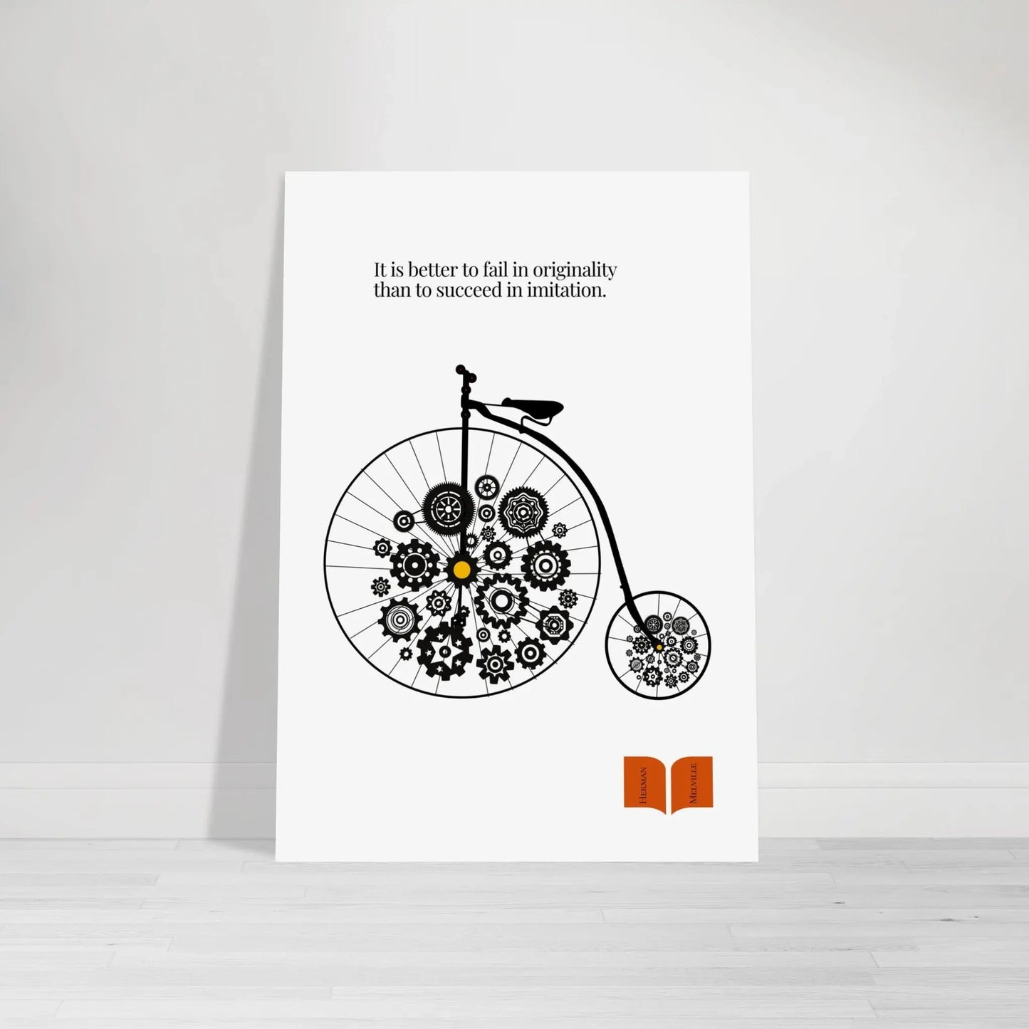 Herman Melville Famous Quote Print-INK & FRAME STUDIO