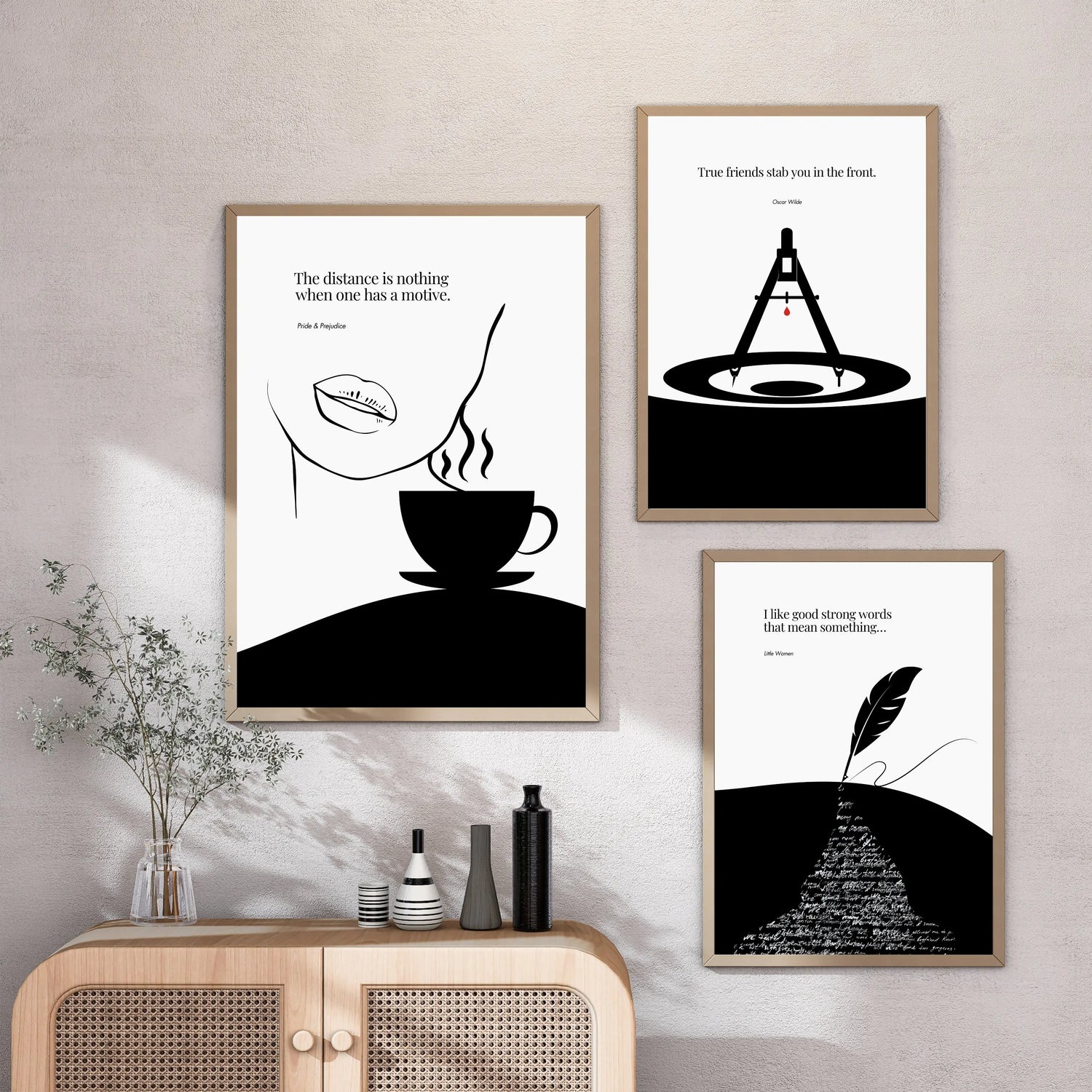 Speak in Black INK & FRAME STUDIO