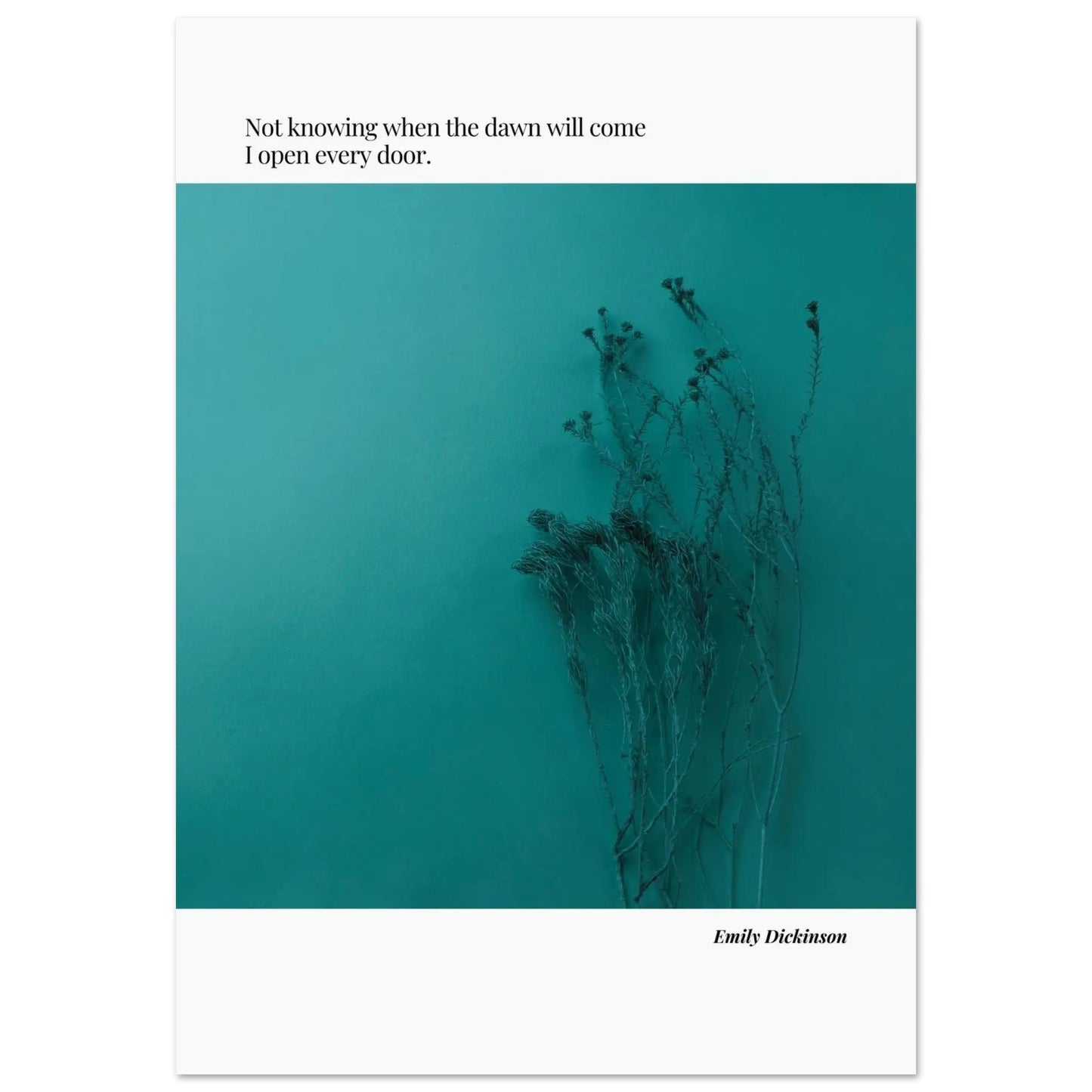 Emily Dickinson Quote Poster-INK & FRAME STUDIO