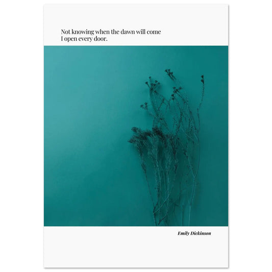 Emily Dickinson Quote Poster-INK & FRAME STUDIO