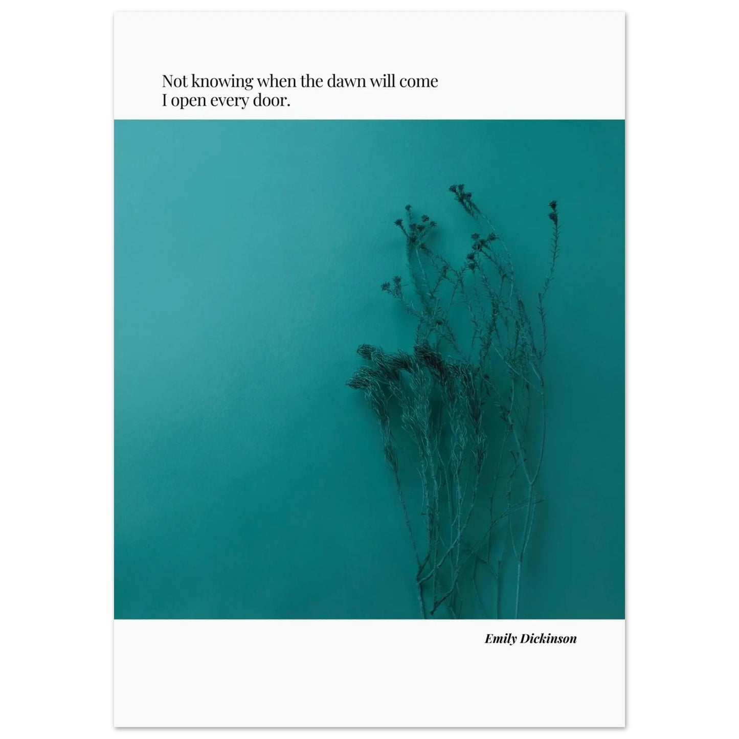 Emily Dickinson Quote Poster-INK & FRAME STUDIO