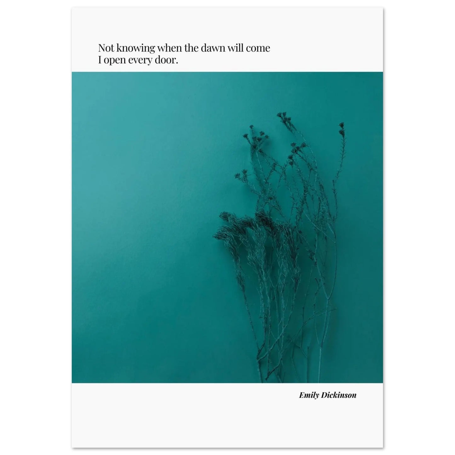 Emily Dickinson Quote Poster-INK & FRAME STUDIO