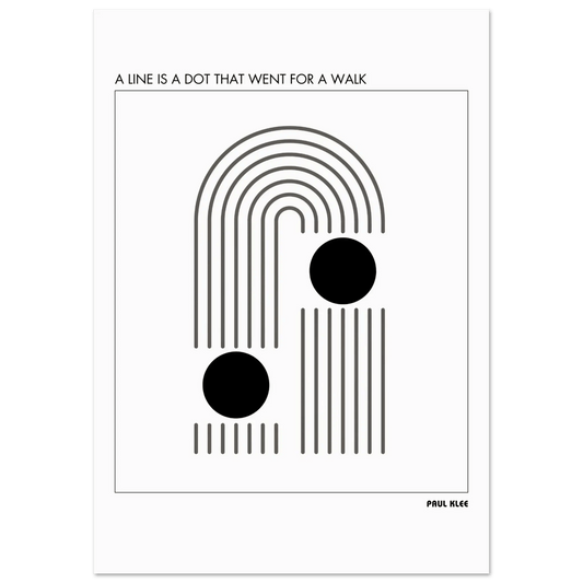 Paul Klee Quote Print-INK & FRAME STUDIO