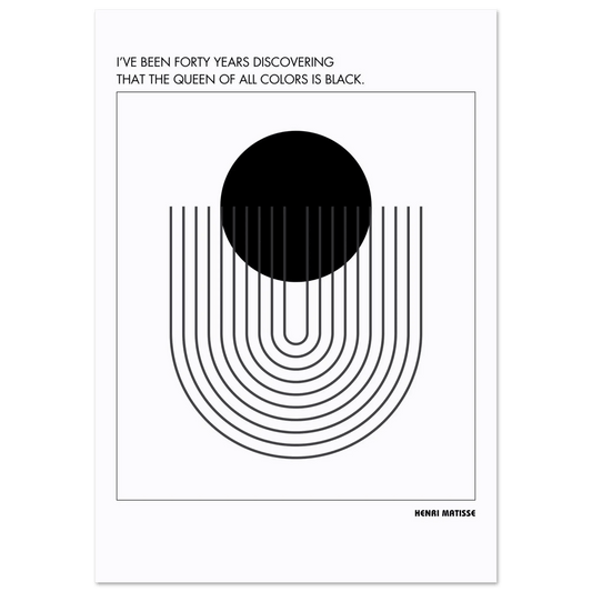 Henri Matisse Quote Poster-INK & FRAME STUDIO