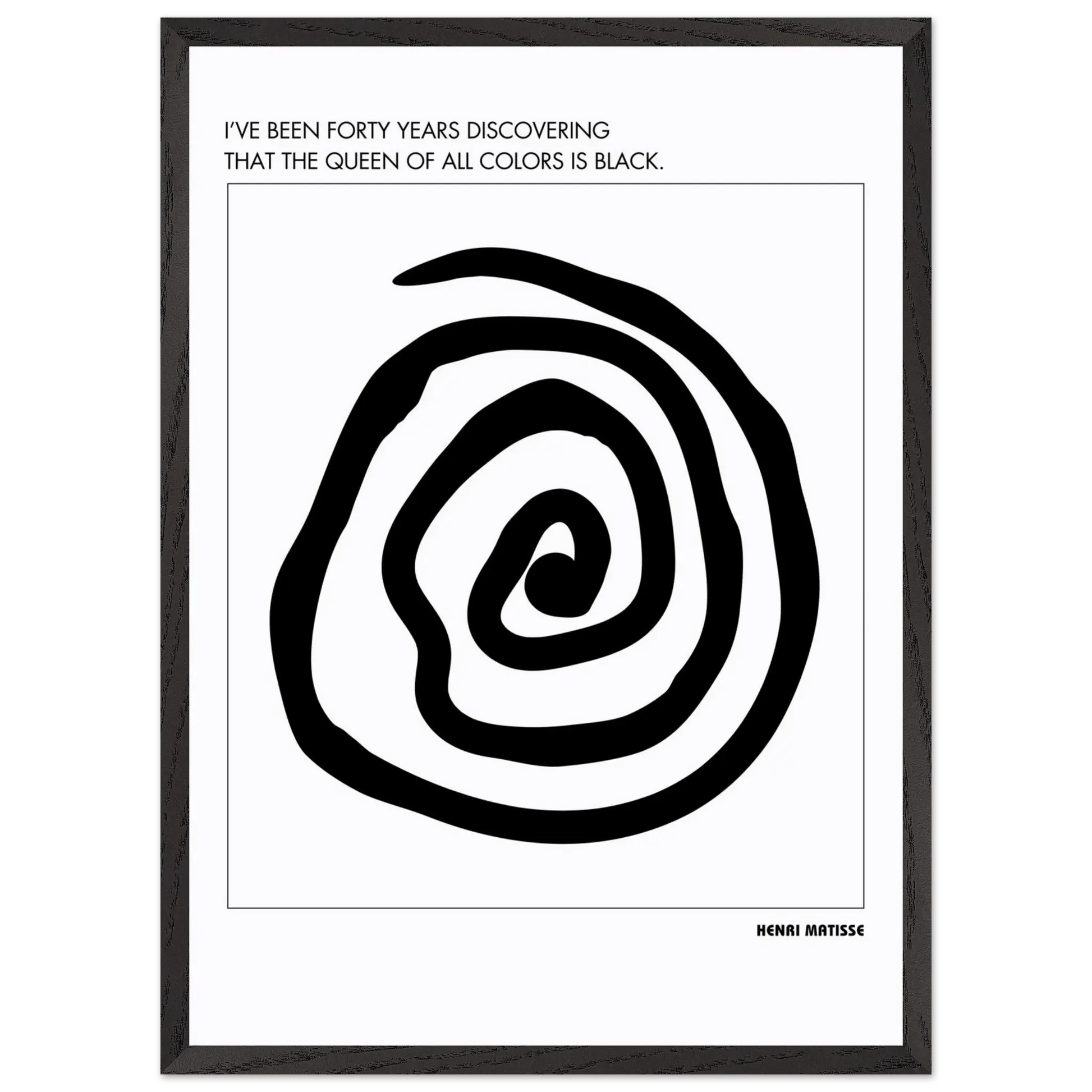 Henri Matisse Quote-INK & FRAME STUDIO