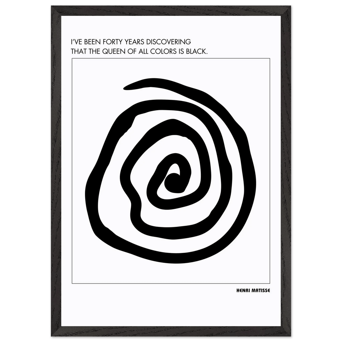 Henri Matisse Quote-INK & FRAME STUDIO