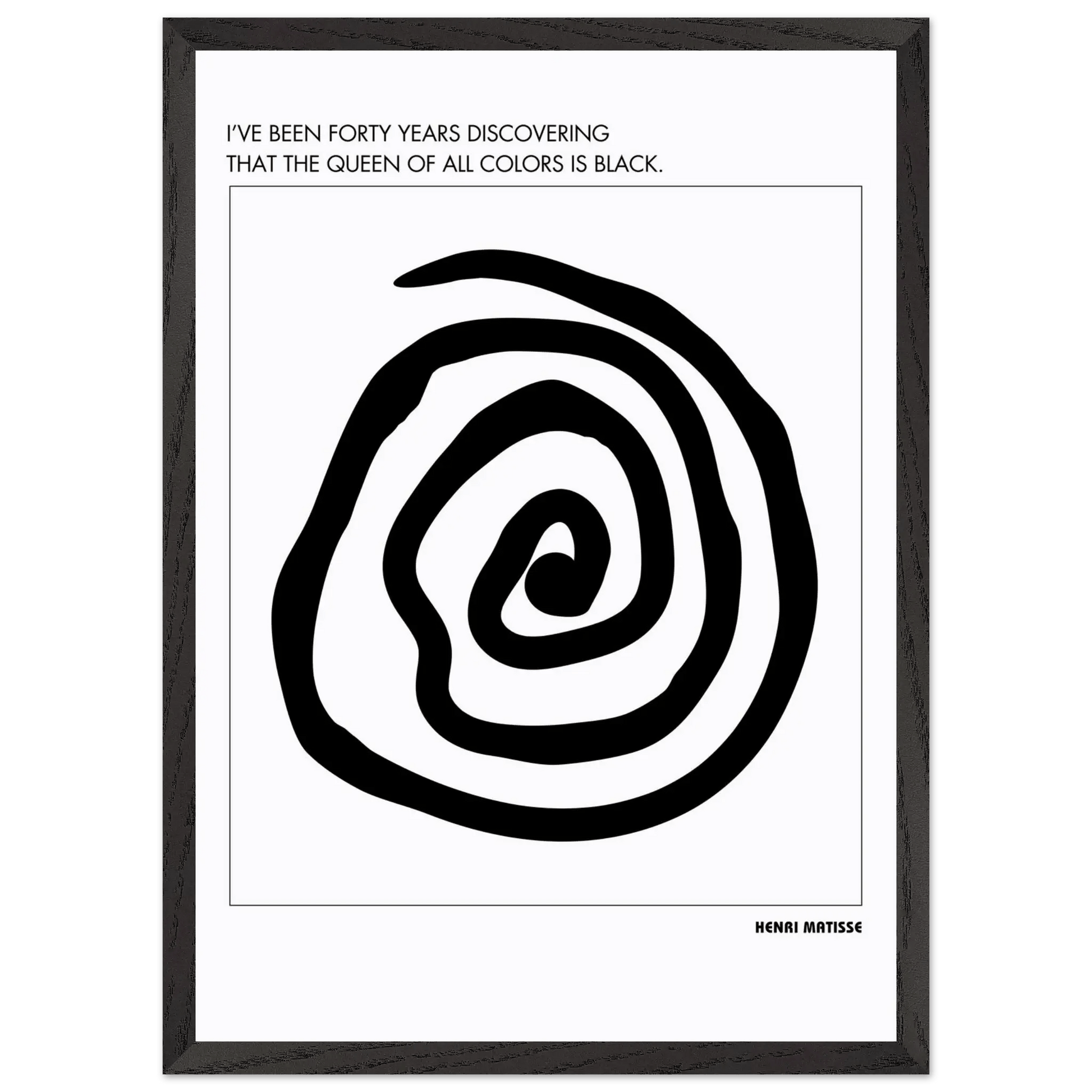 Henri Matisse Quote-INK & FRAME STUDIO