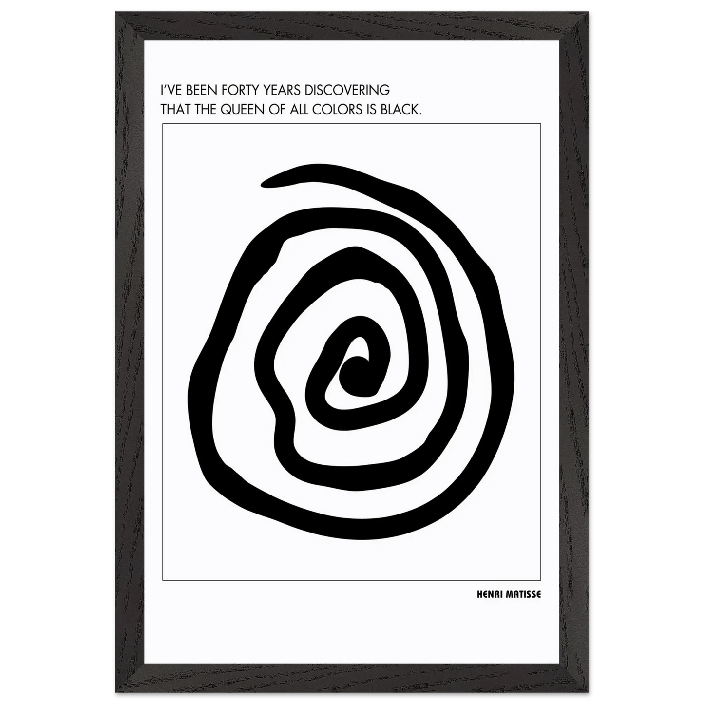 Henri Matisse Quote-INK & FRAME STUDIO