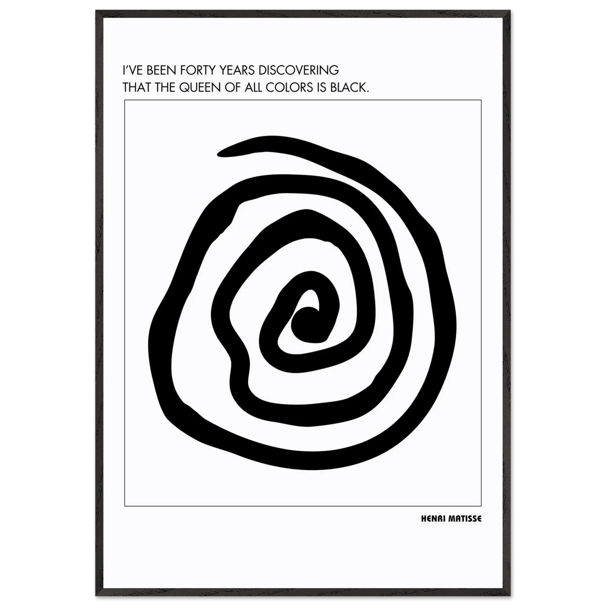 Henri Matisse Quote-INK & FRAME STUDIO