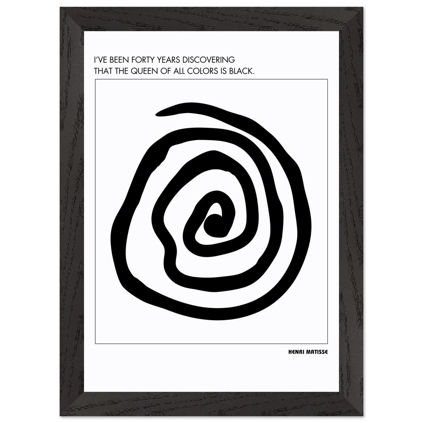 Henri Matisse Quote-INK & FRAME STUDIO