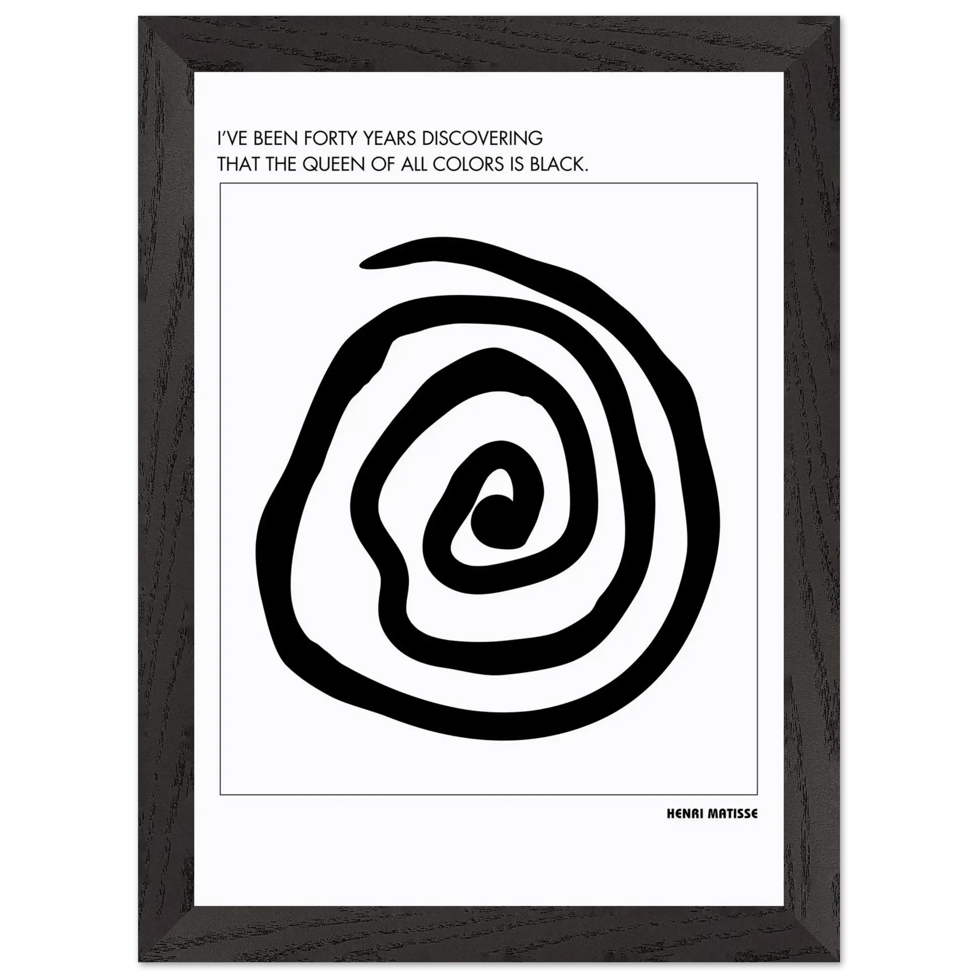 Henri Matisse Quote-INK & FRAME STUDIO