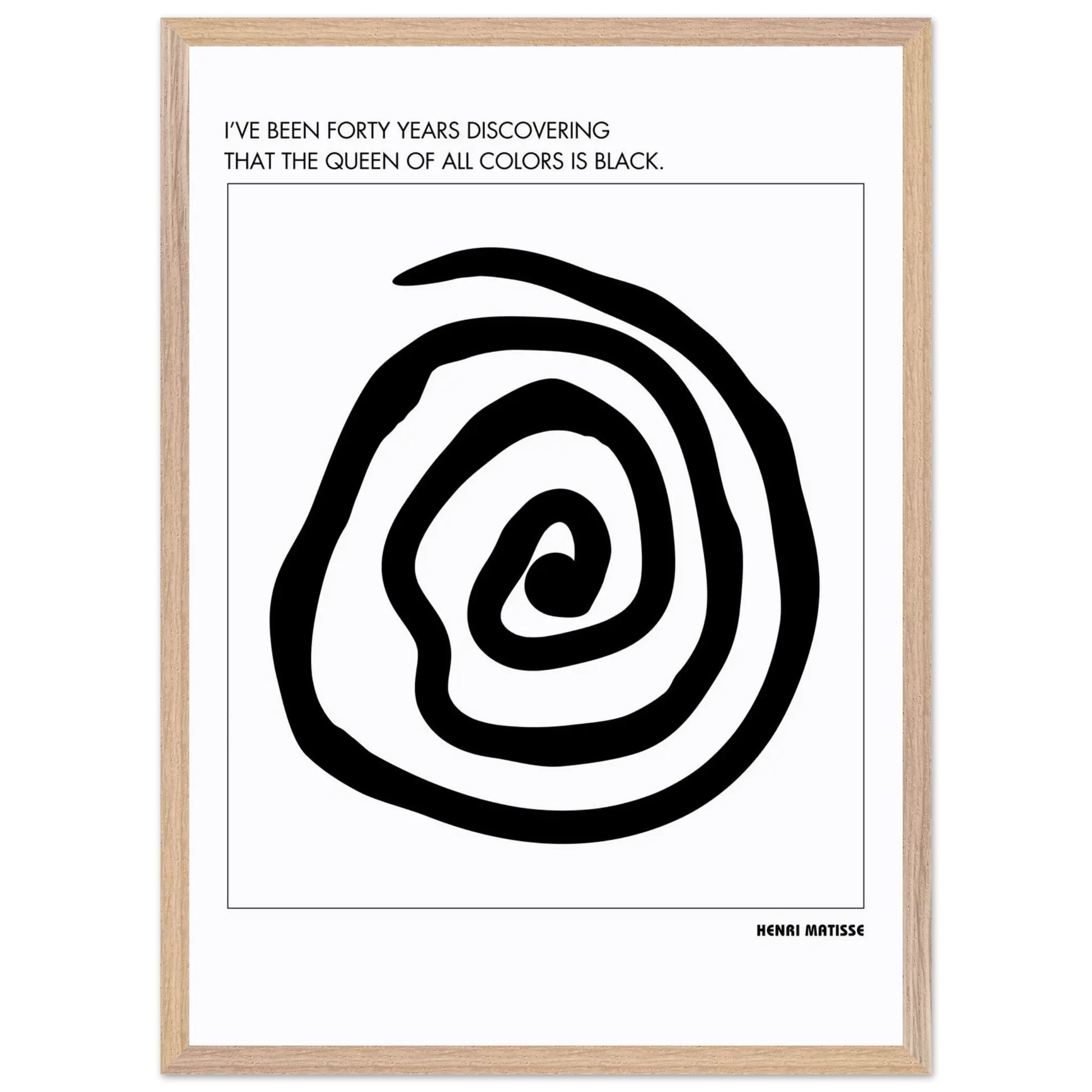 Henri Matisse Quote-INK & FRAME STUDIO