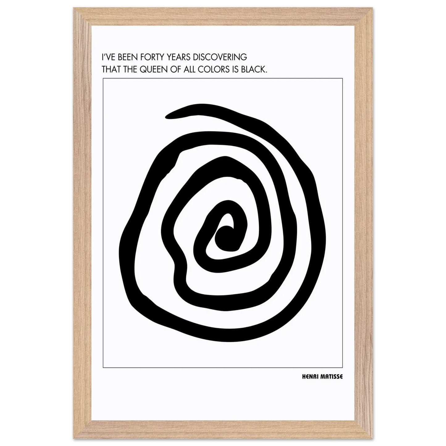 Henri Matisse Quote-INK & FRAME STUDIO