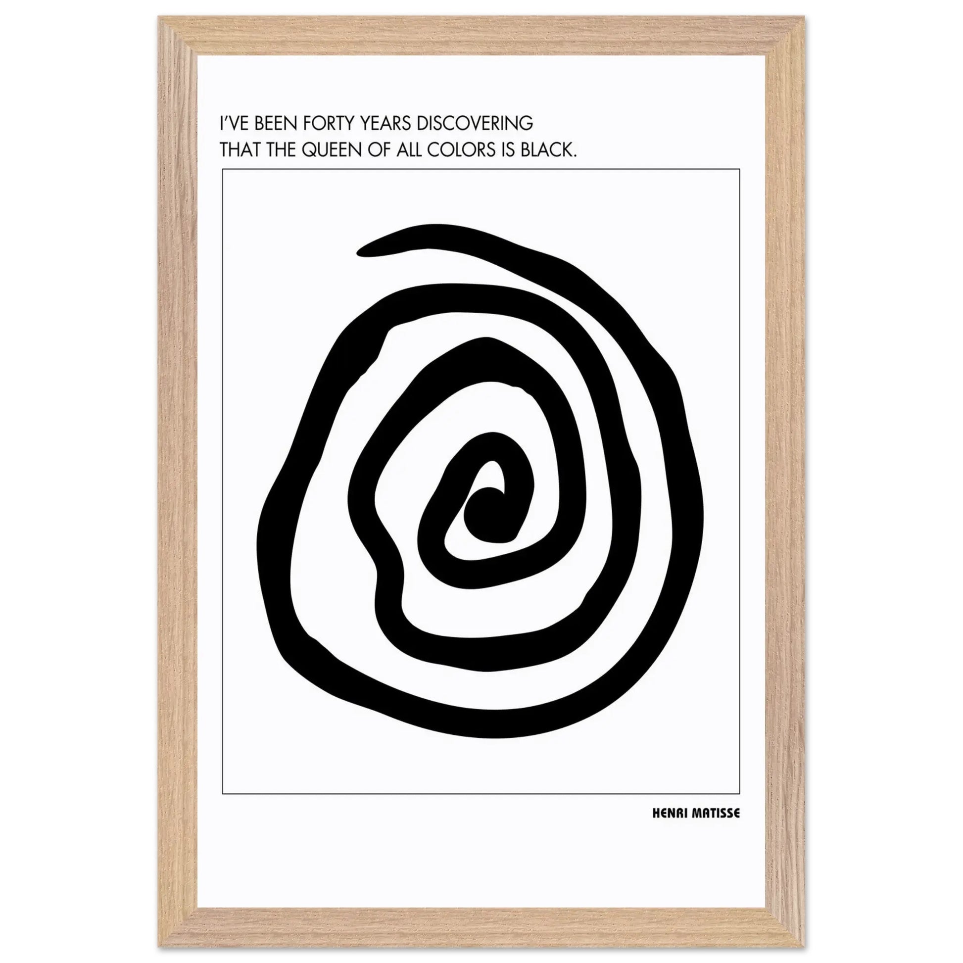 Henri Matisse Quote-INK & FRAME STUDIO