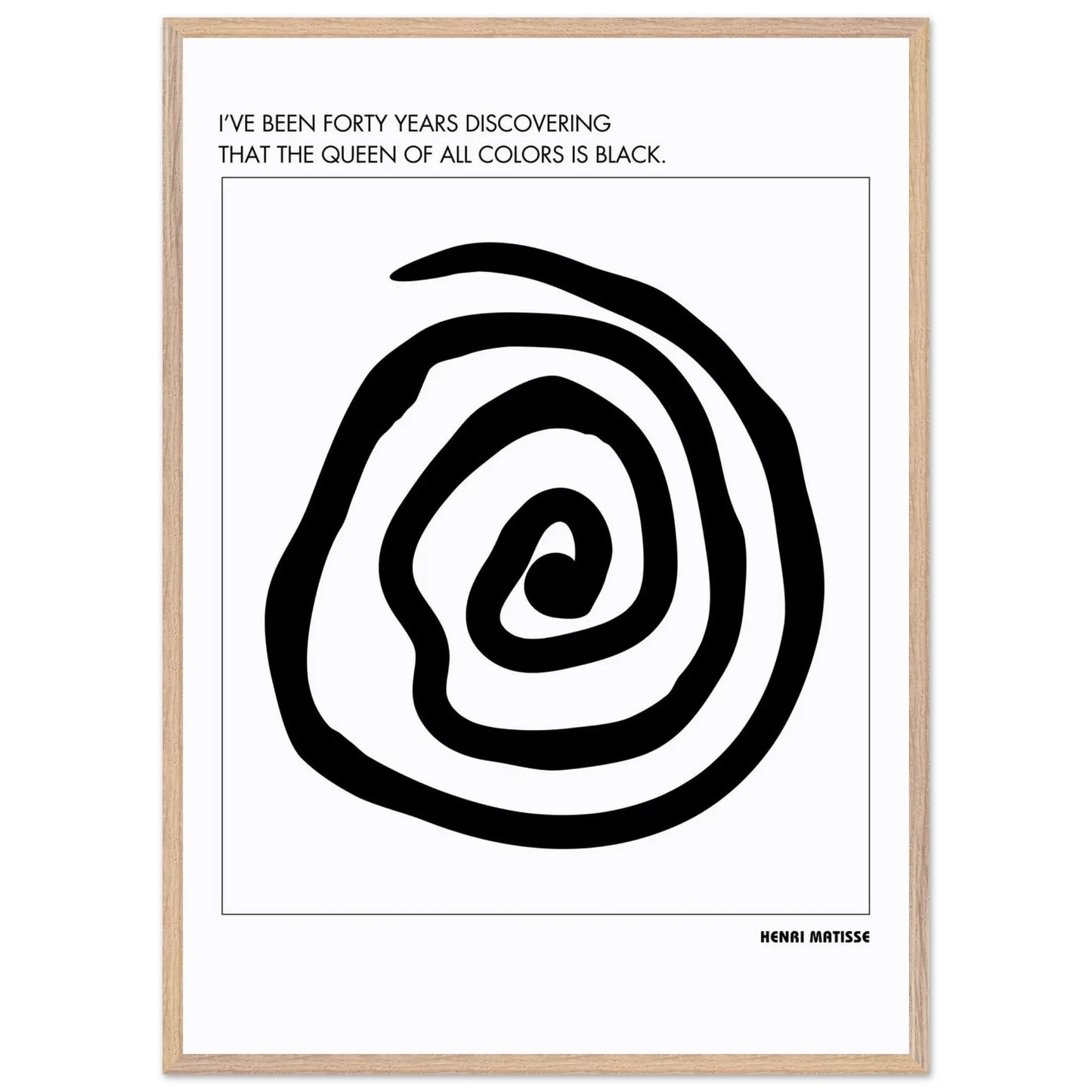 Henri Matisse Quote-INK & FRAME STUDIO