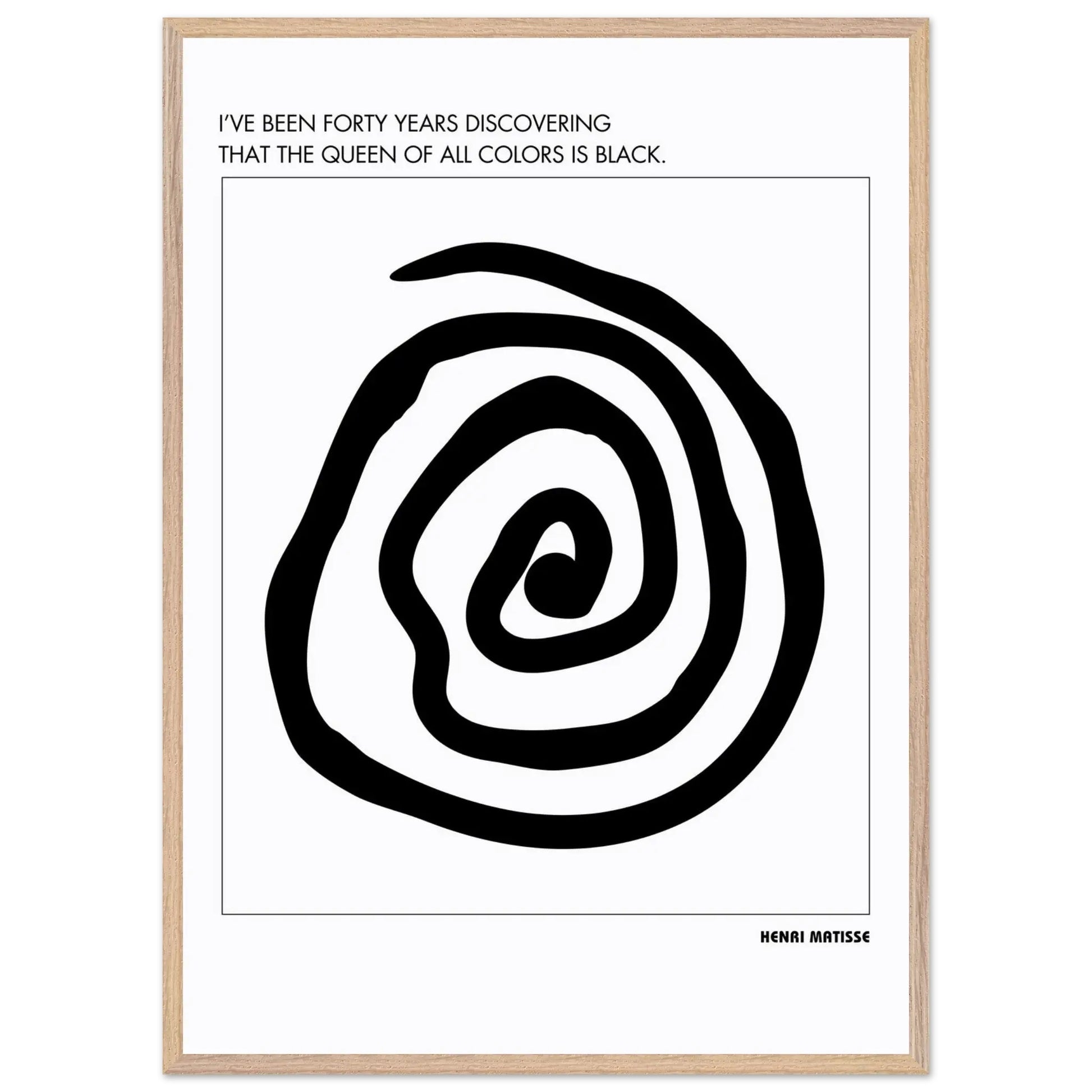 Henri Matisse Quote-INK & FRAME STUDIO