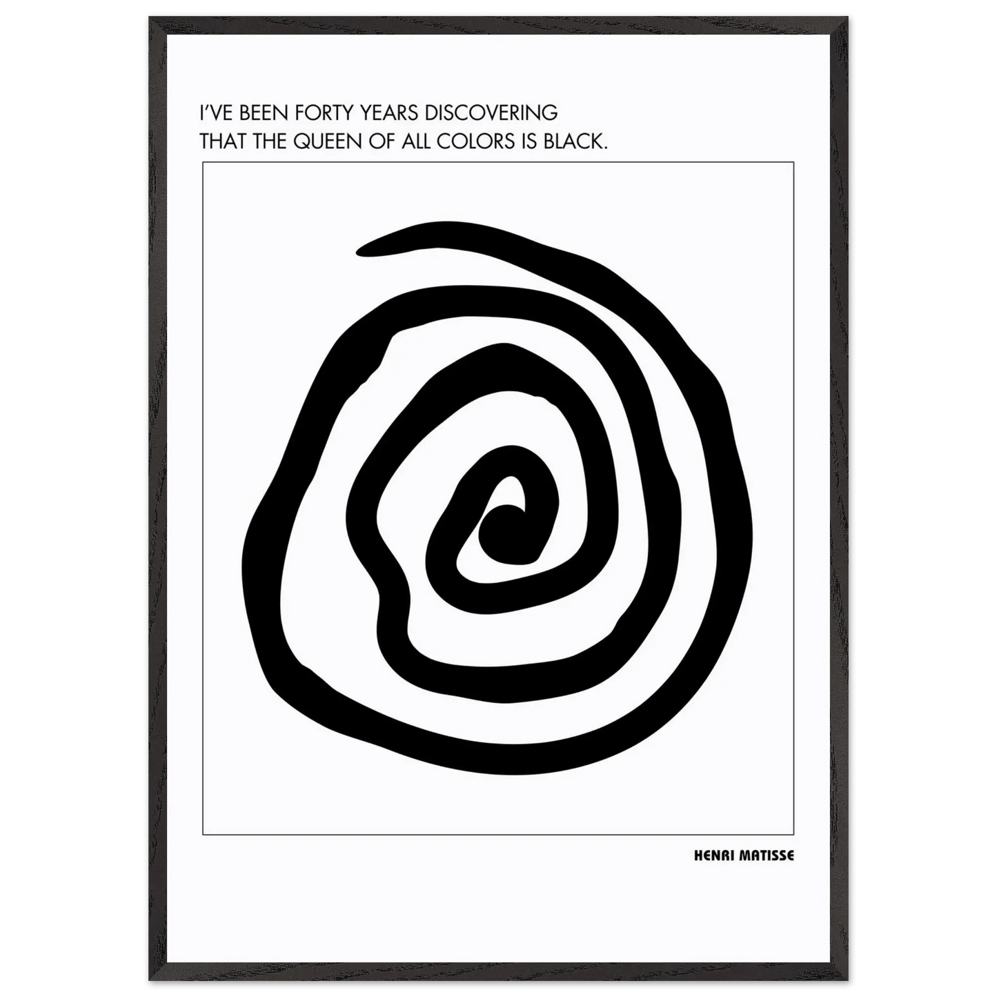 Henri Matisse Quote-INK & FRAME STUDIO