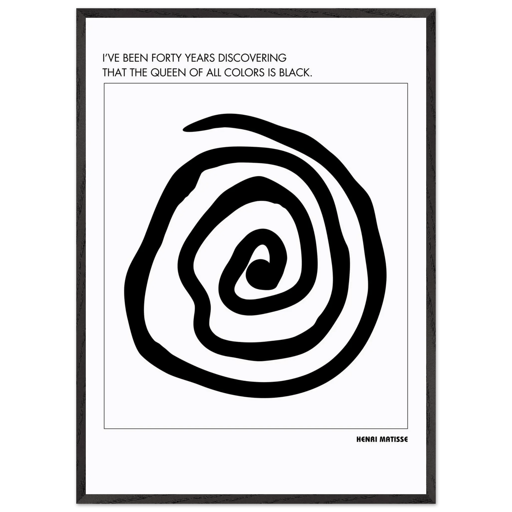 Henri Matisse Quote-INK & FRAME STUDIO