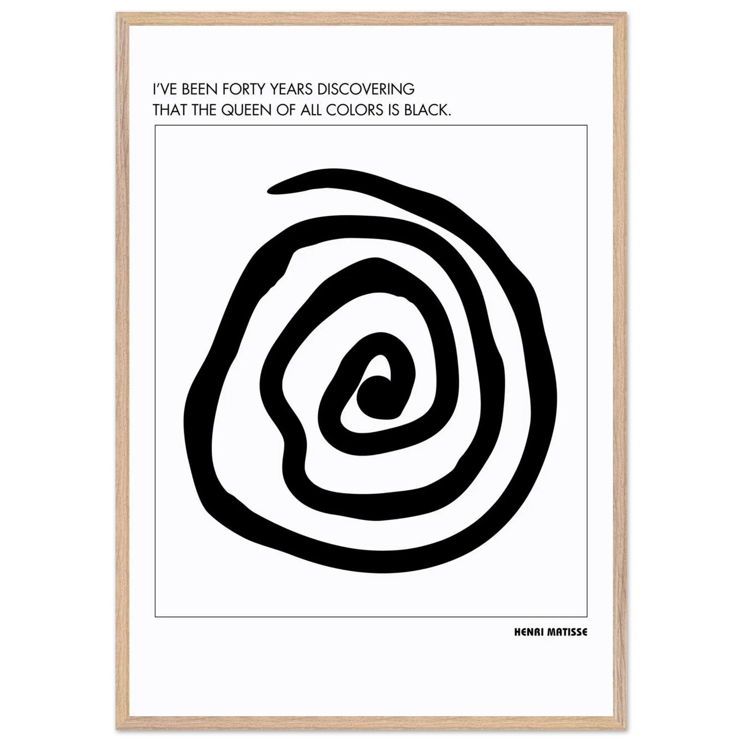 Henri Matisse Quote-INK & FRAME STUDIO