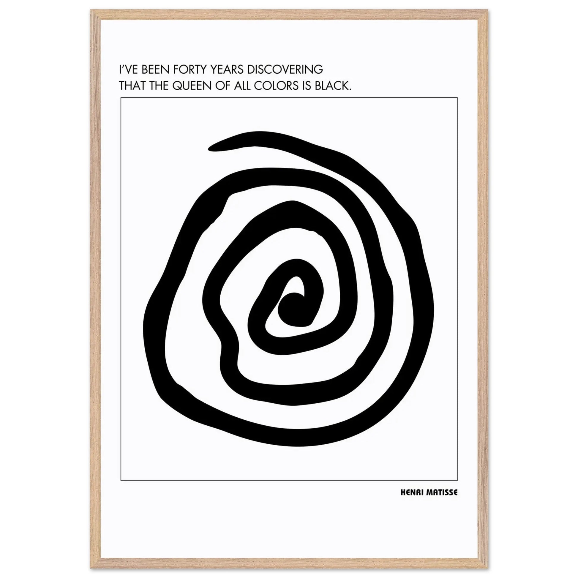 Henri Matisse Quote-INK & FRAME STUDIO