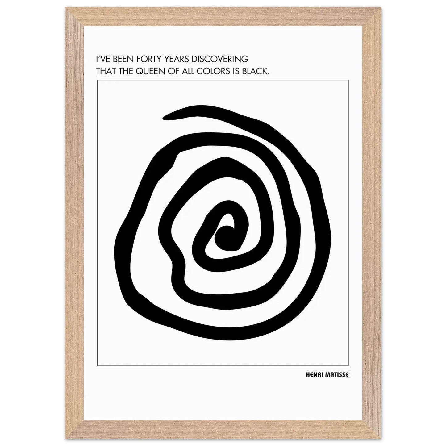 Henri Matisse Quote-INK & FRAME STUDIO