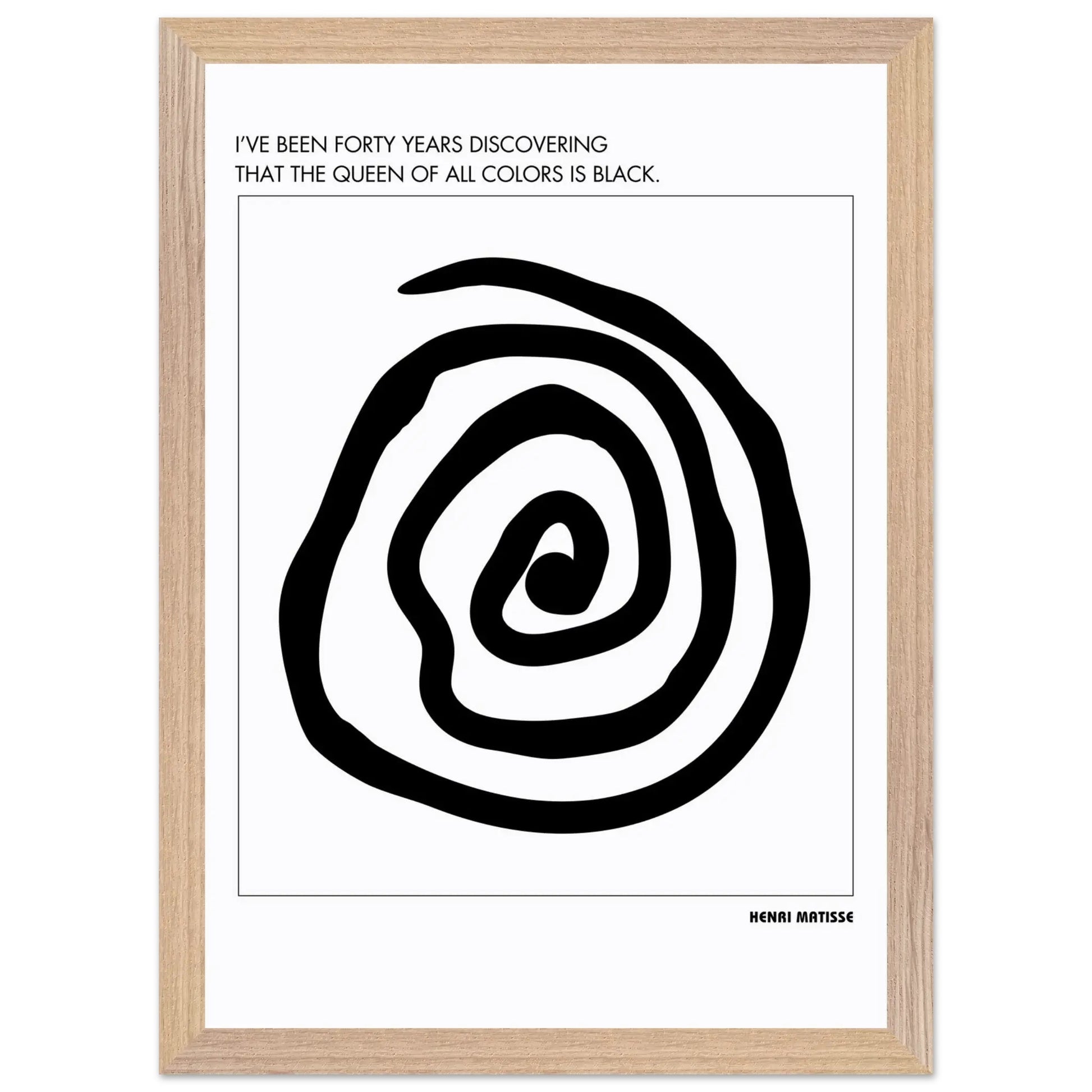 Henri Matisse Quote-INK & FRAME STUDIO