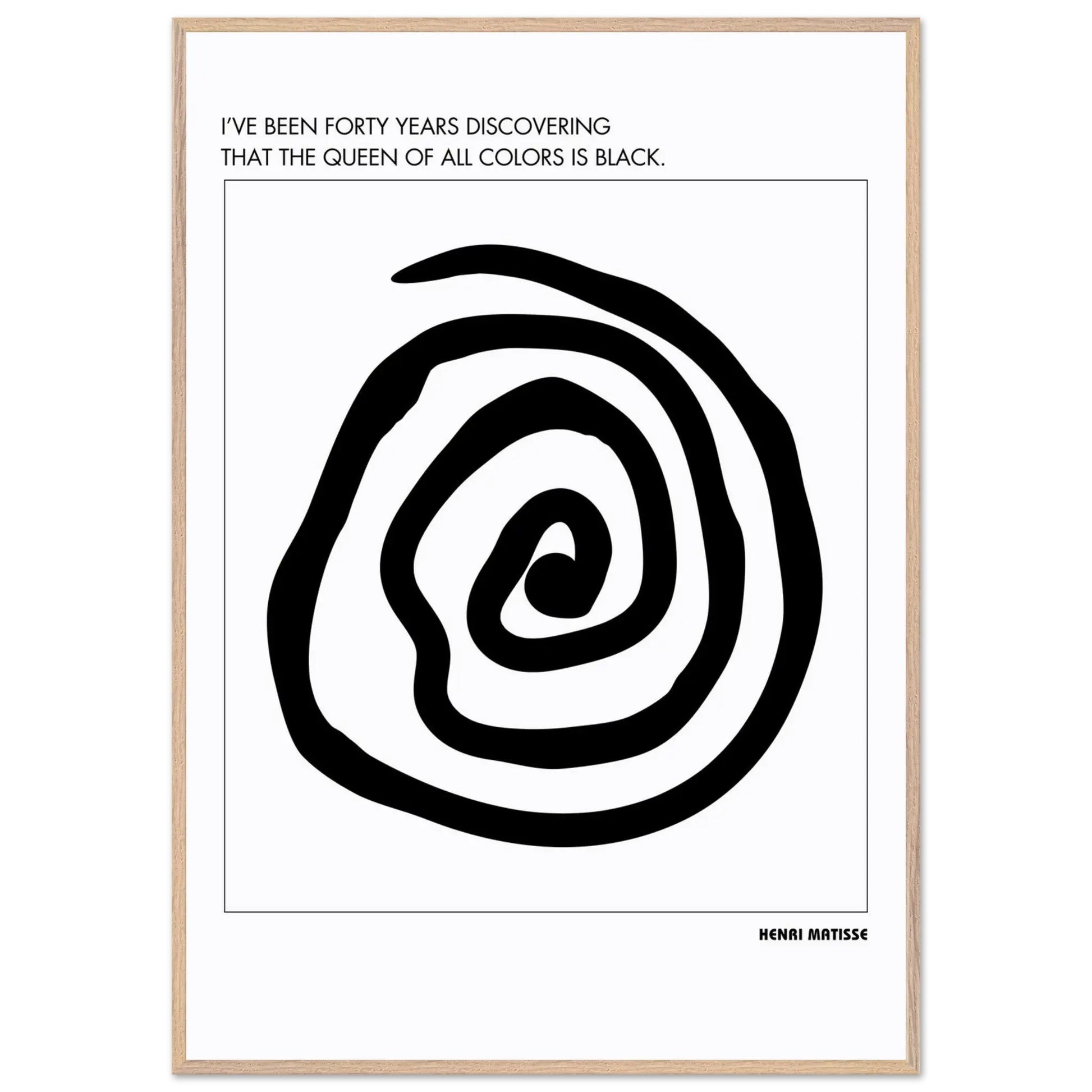 Henri Matisse Quote-INK & FRAME STUDIO