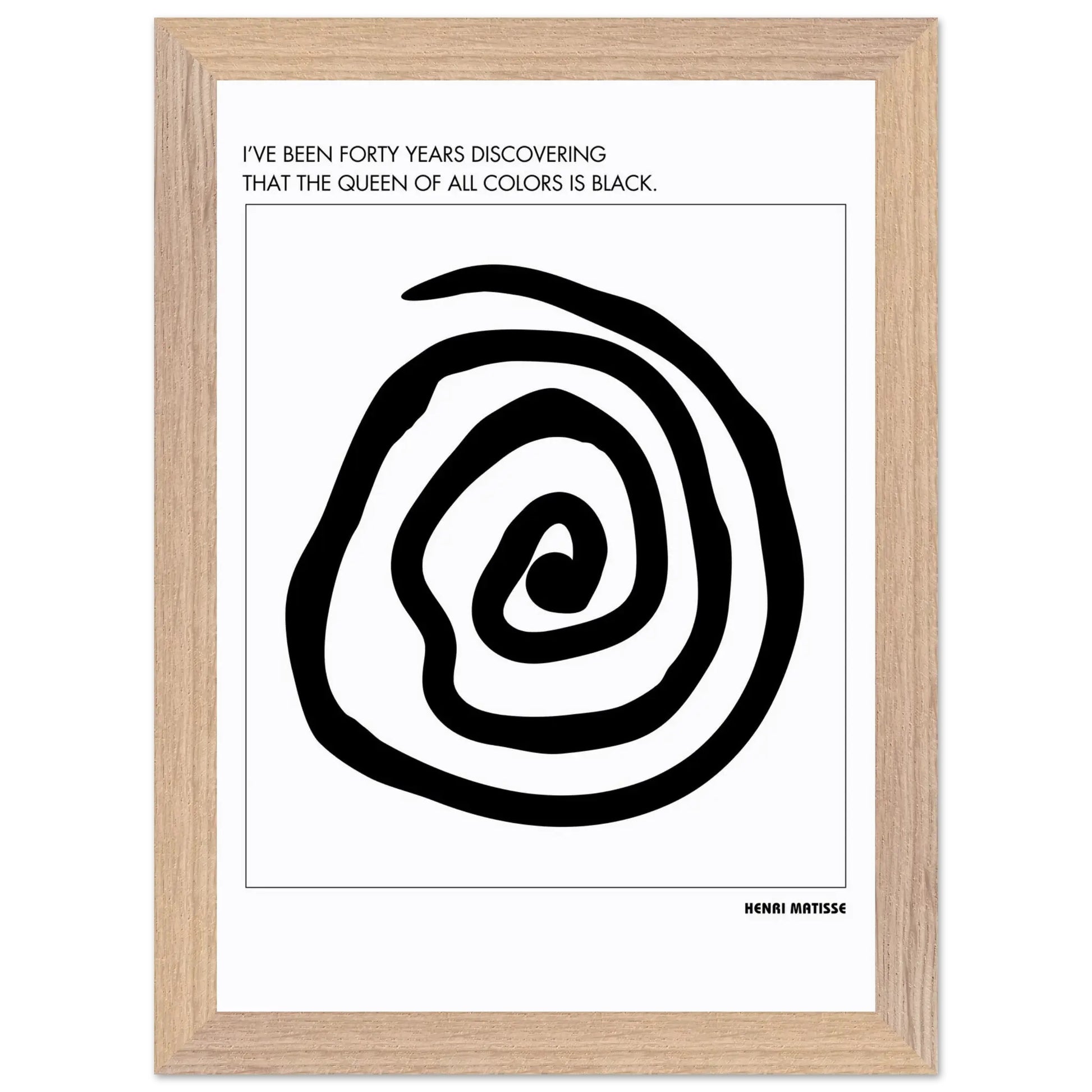 Henri Matisse Quote-INK & FRAME STUDIO