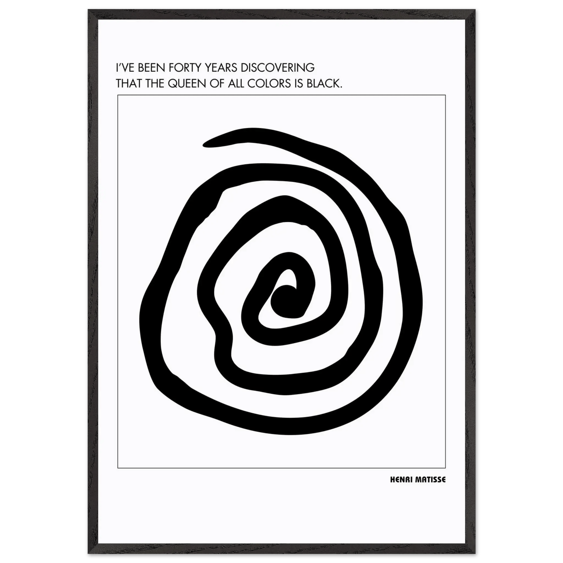 Henri Matisse Quote-INK & FRAME STUDIO