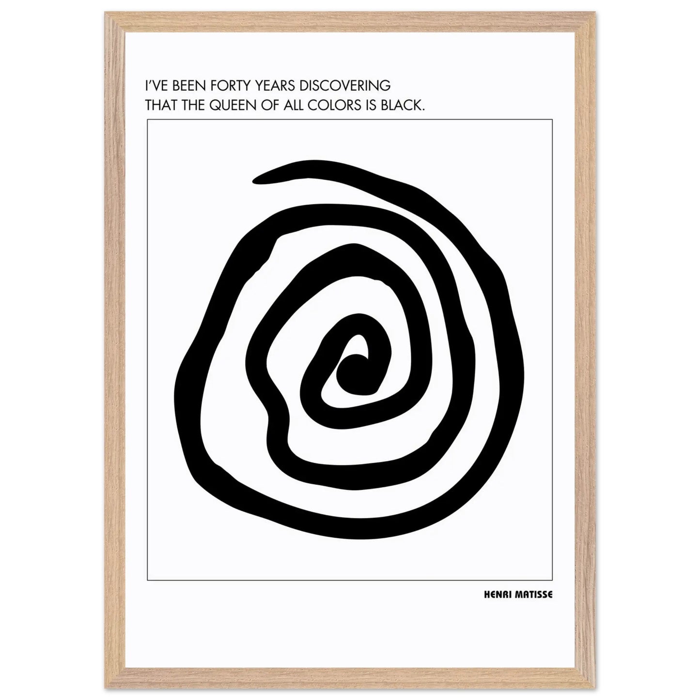 Henri Matisse Quote-INK & FRAME STUDIO