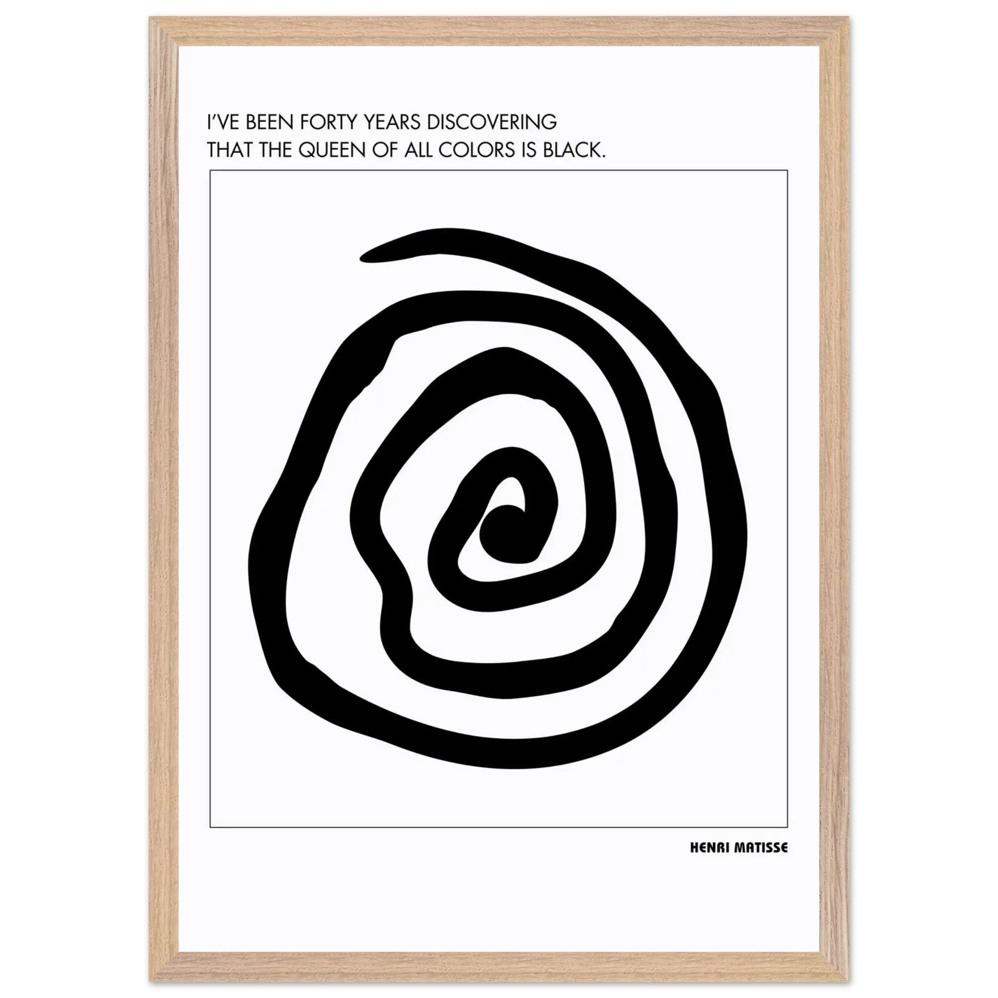 Henri Matisse Quote-INK & FRAME STUDIO