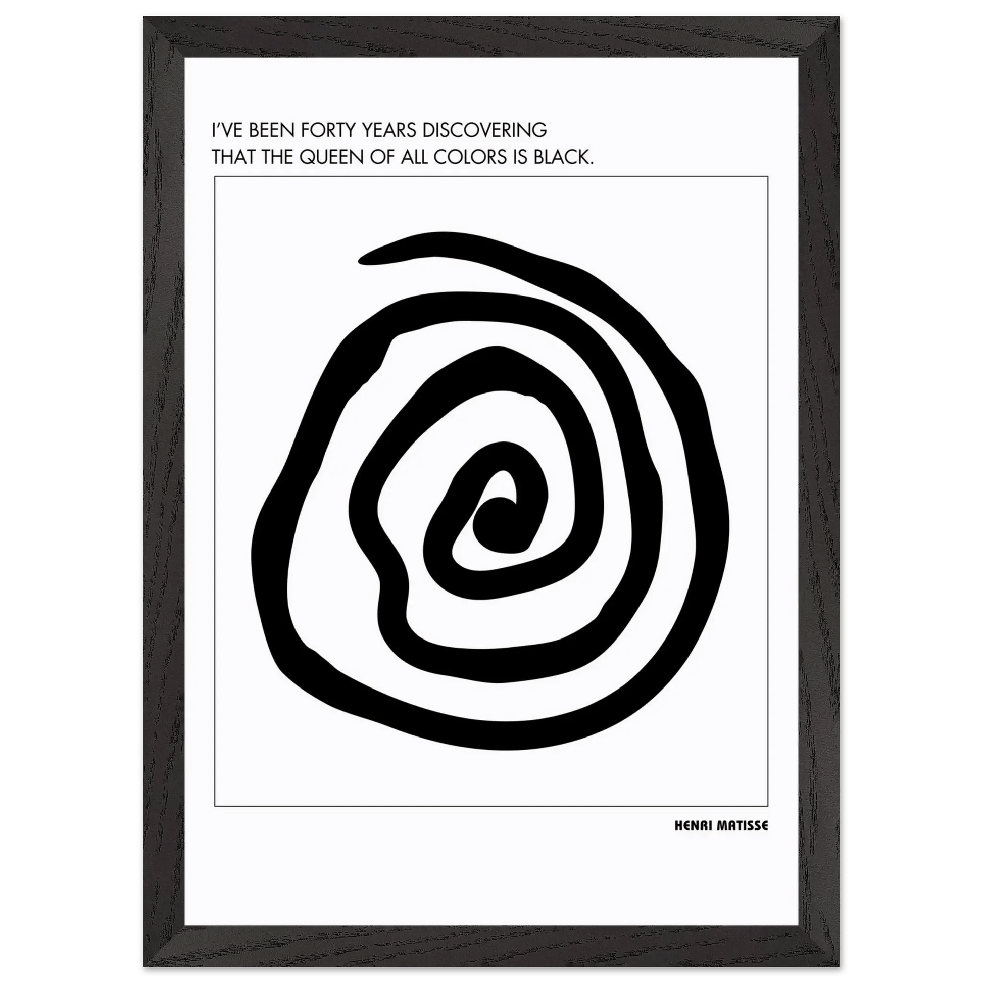 Henri Matisse Quote-INK & FRAME STUDIO