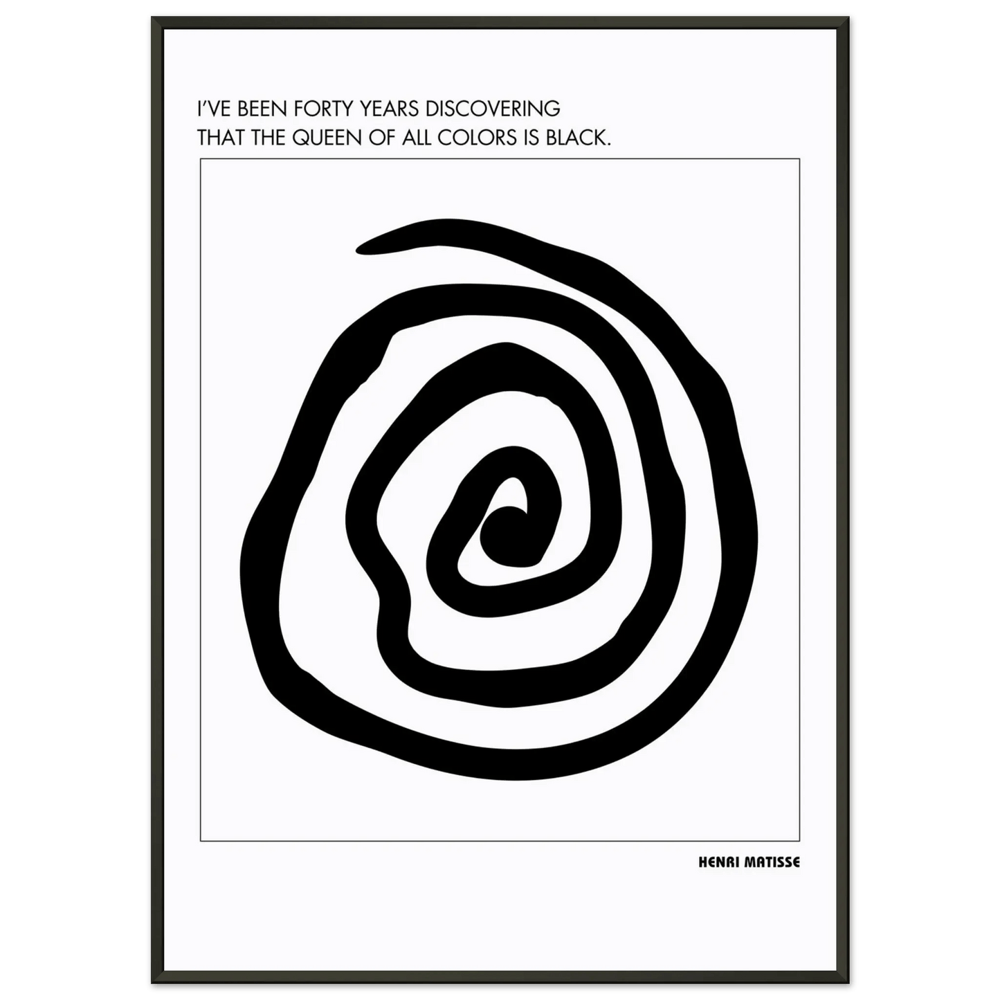 Henri Matisse Quote-INK & FRAME STUDIO