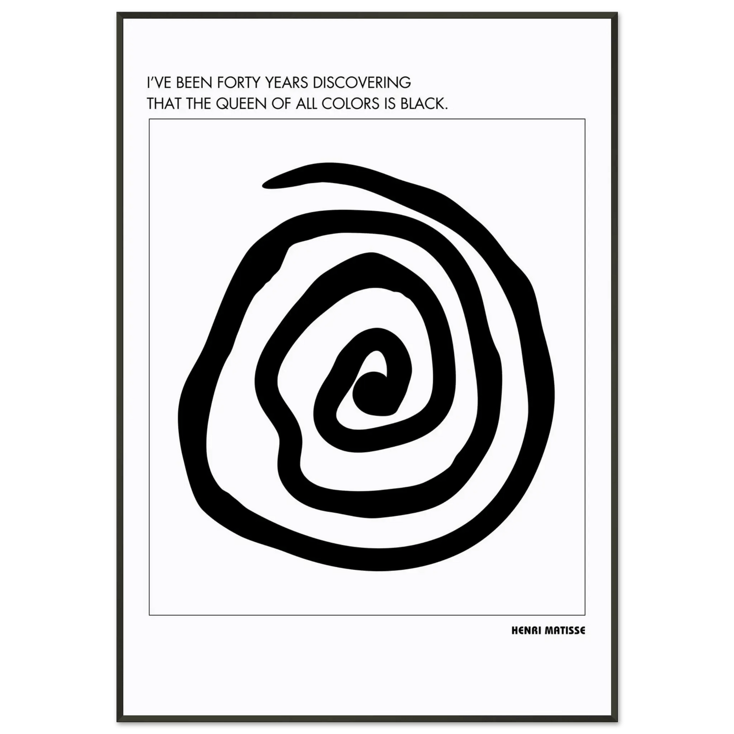 Henri Matisse Quote-INK & FRAME STUDIO