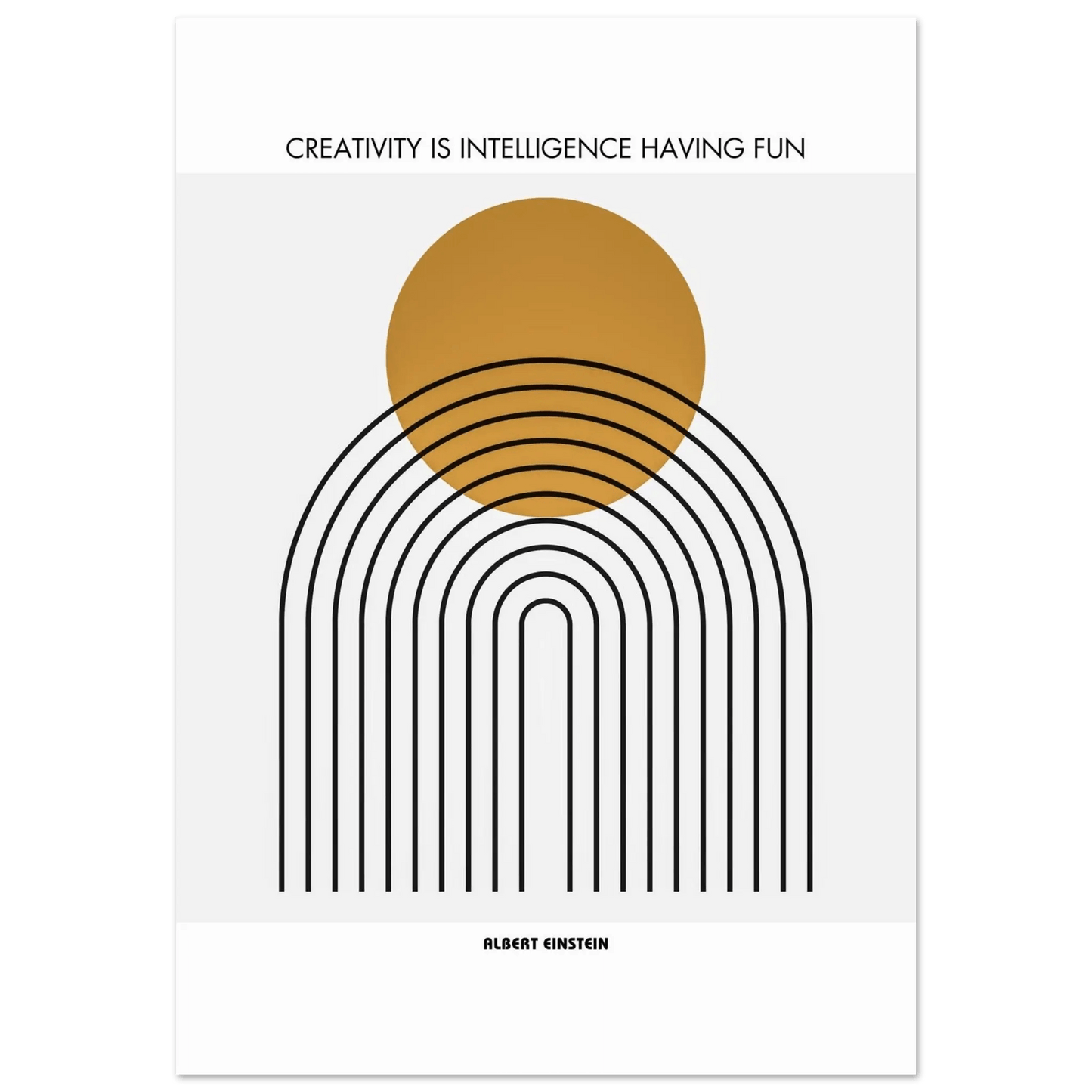 Albert Einstein Poster-INK & FRAME STUDIO