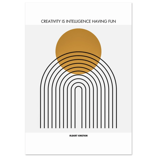 Albert Einstein Poster-INK & FRAME STUDIO