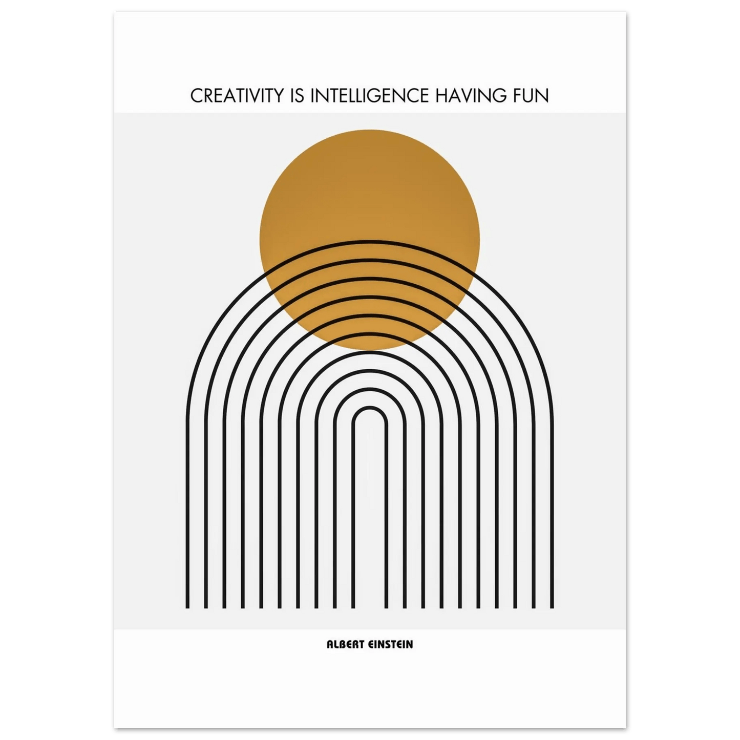 Albert Einstein Poster-INK & FRAME STUDIO