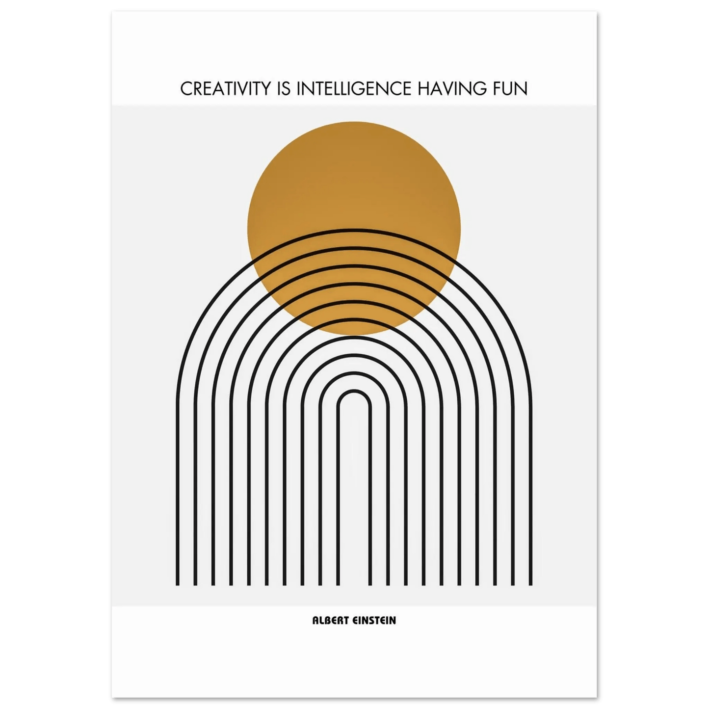 Albert Einstein Poster-INK & FRAME STUDIO