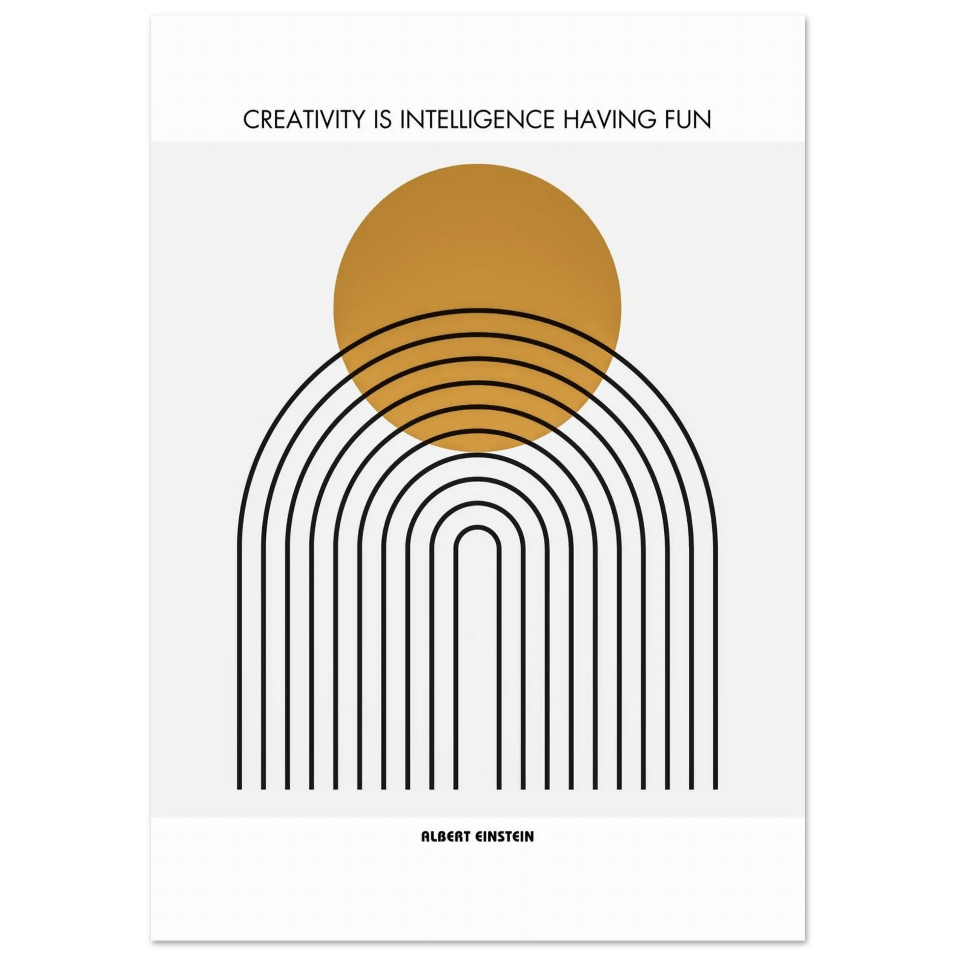 Albert Einstein Poster-INK & FRAME STUDIO