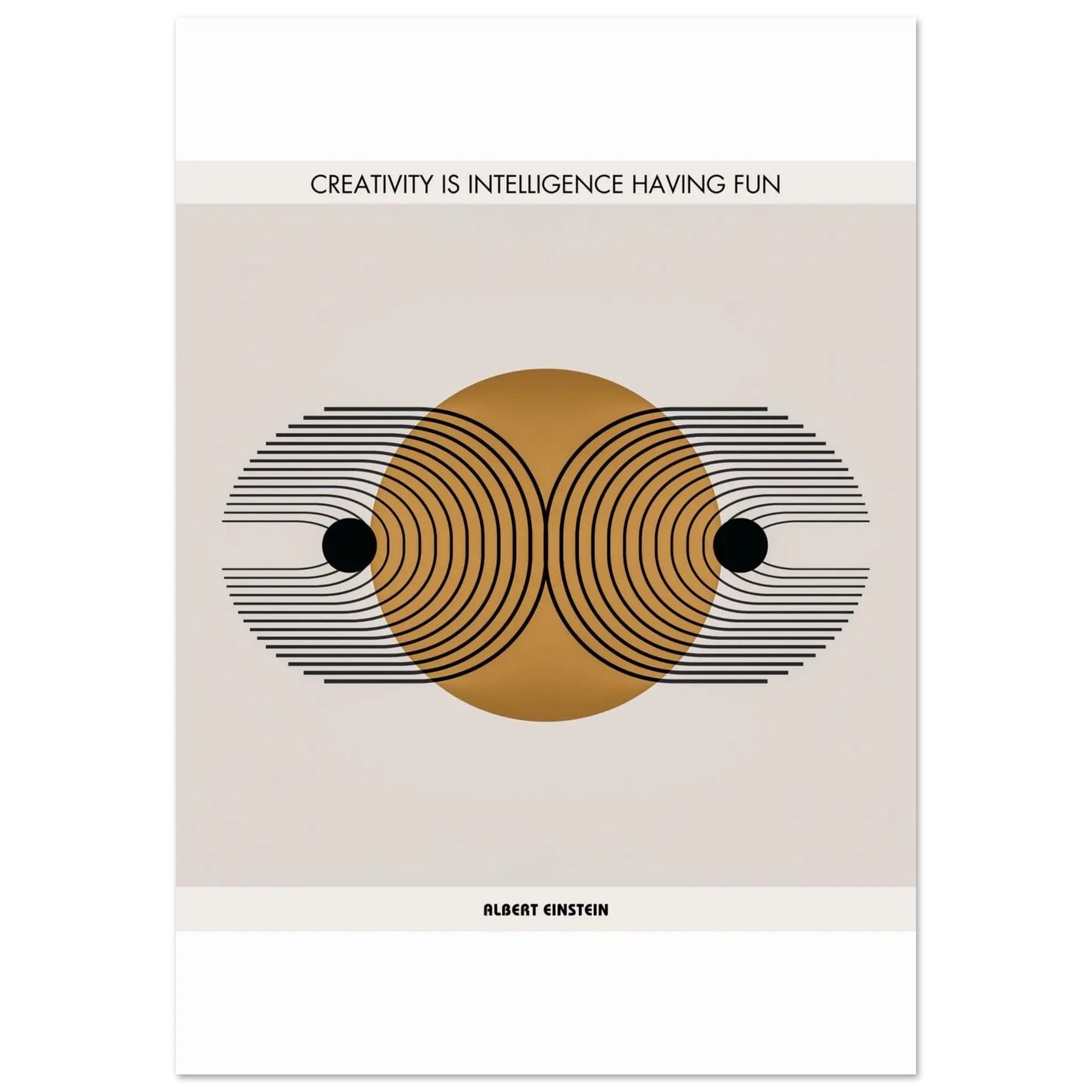 Albert Einstein Quote-INK & FRAME STUDIO