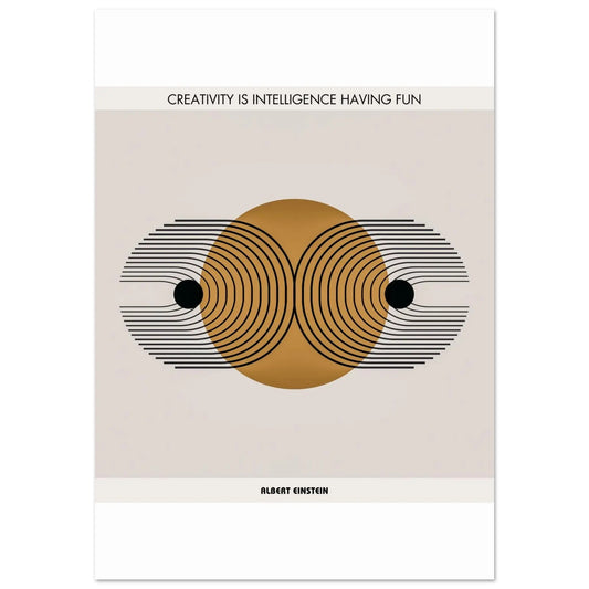 Albert Einstein Quote-INK & FRAME STUDIO