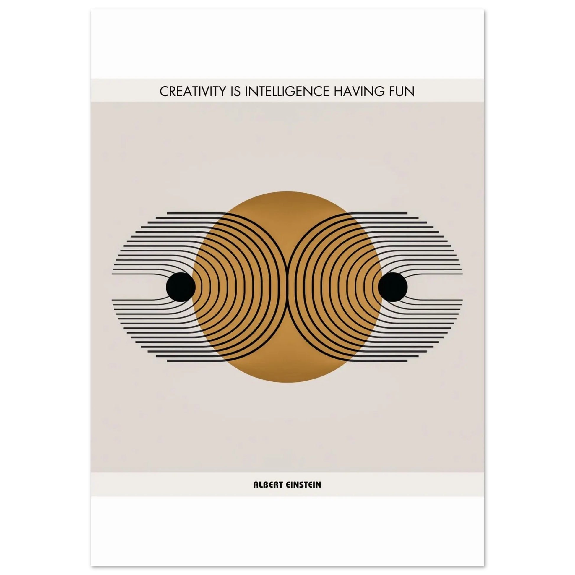 Albert Einstein Quote-INK & FRAME STUDIO