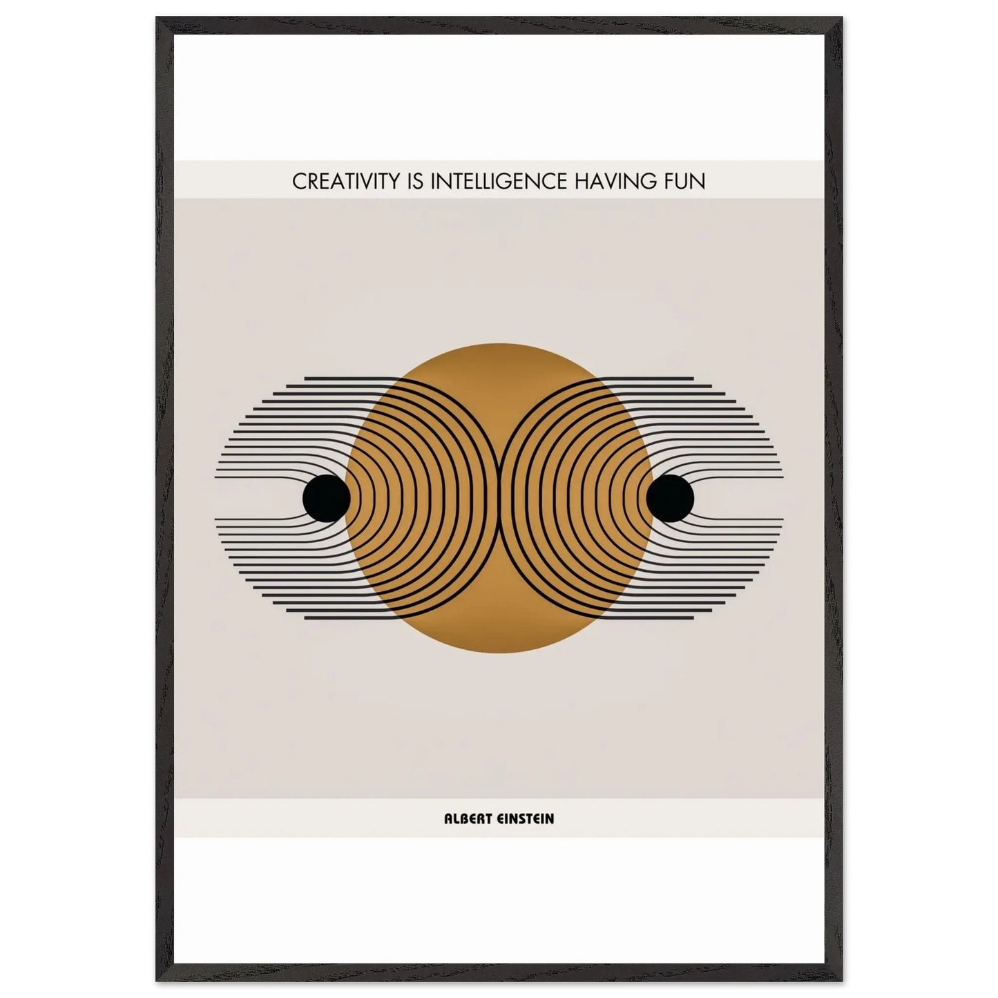 Albert Einstein Quote-INK & FRAME STUDIO